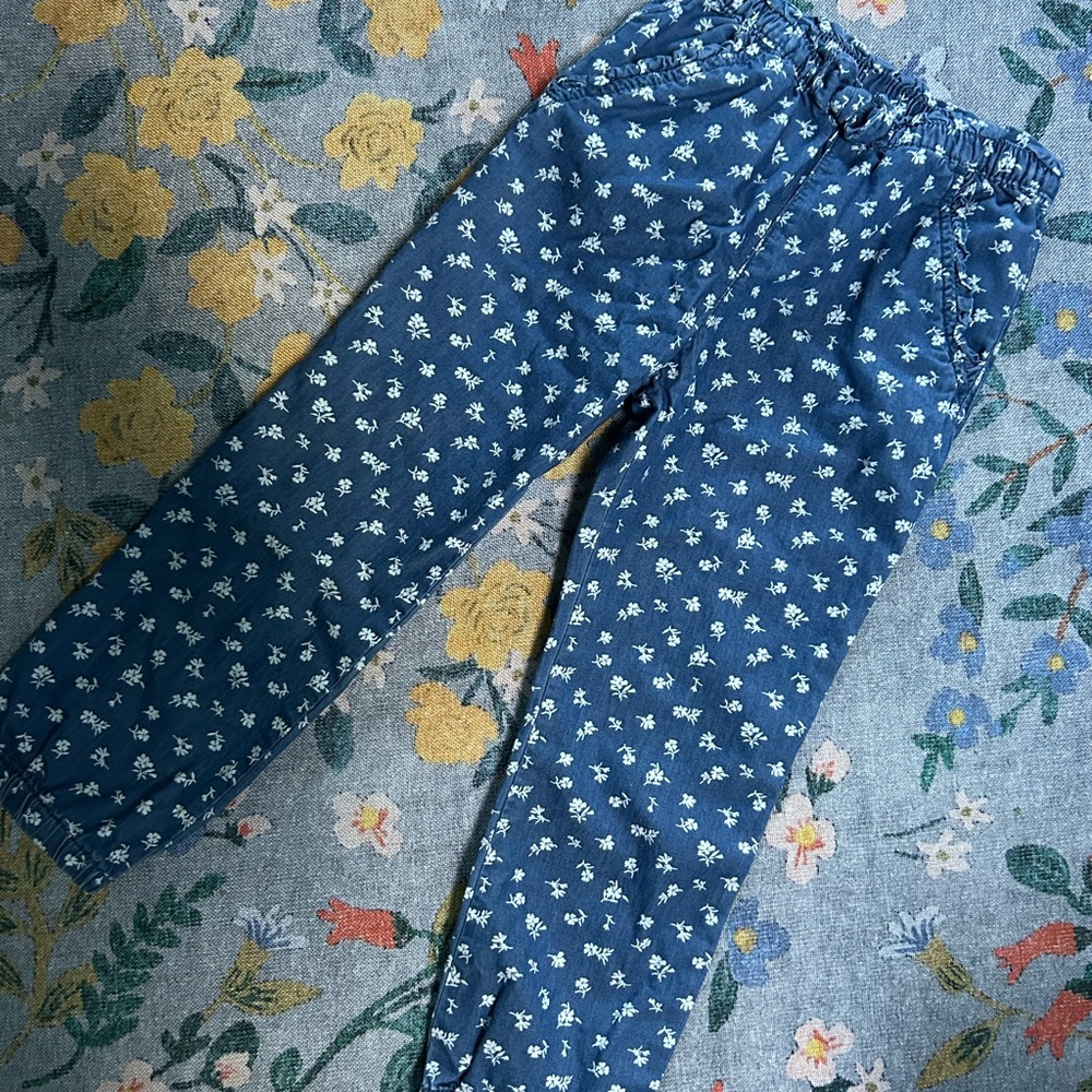 GAP Kids Blue Floral Jeans
